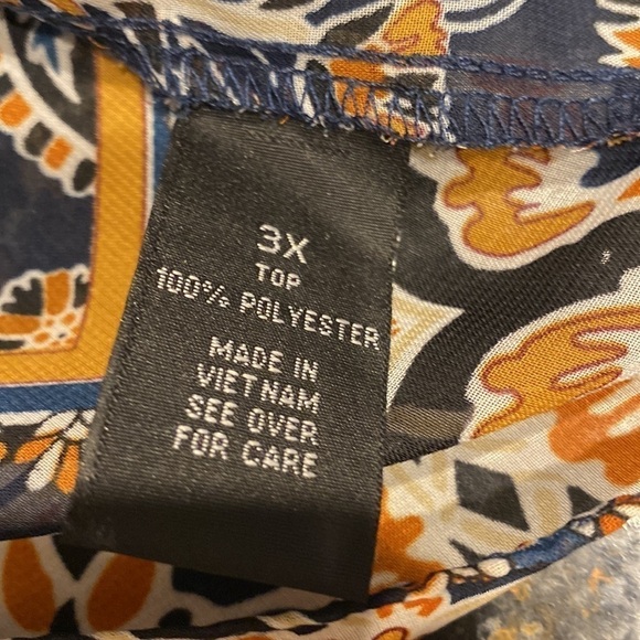 A womens Alyx 2 piece attAched long flare sleeve plus size top 3X - Picture 5 of 5